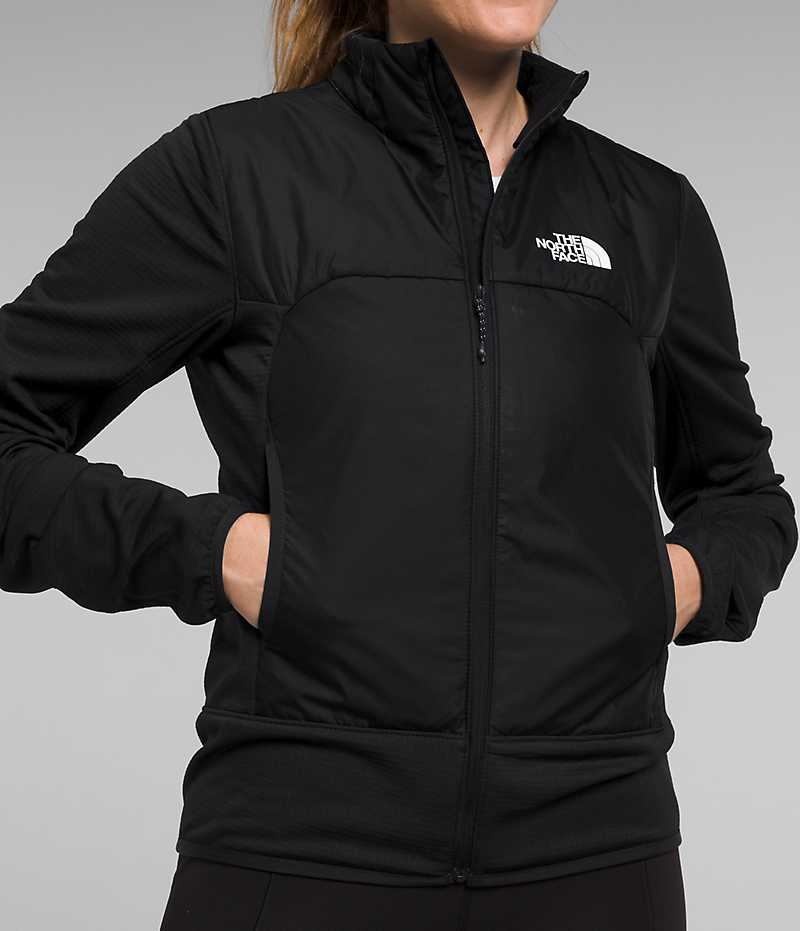 Black Women's The North Face Winter Warm Pro Fleece Jacket | IRELAND MYGJ