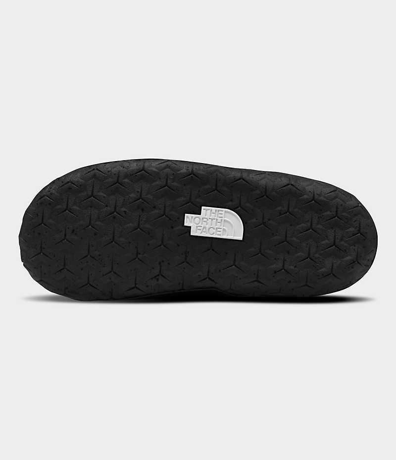 Black / White Men's The North Face Nuptse Mules | DUBLIN ORLI