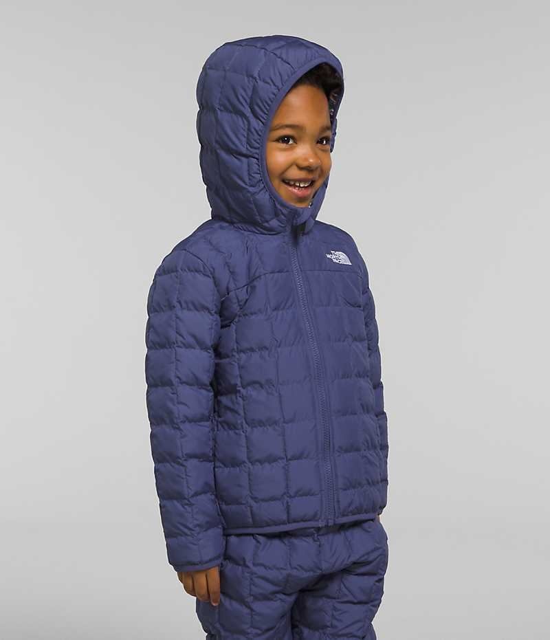 Blue Boys' The North Face Reversible ThermoBall™ Hooded Puffer Jacket | IRELAND TWHN