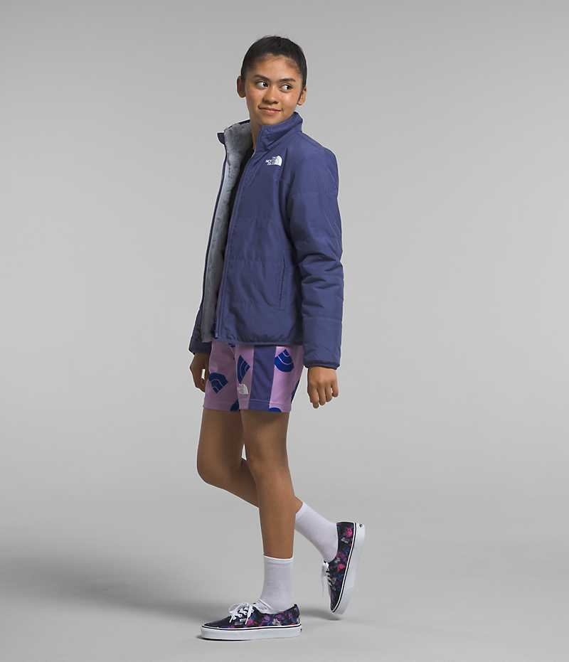 Blue Girls'' The North Face Reversible Mossbud Fleece Jacket | DUBLIN RLFX