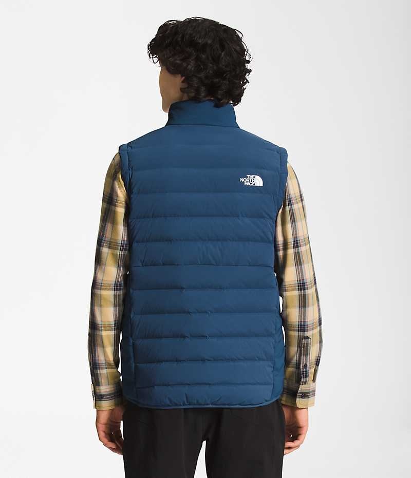 Blue Men's The North Face Belleview Stretch Down Vest | DUBLIN LMOC