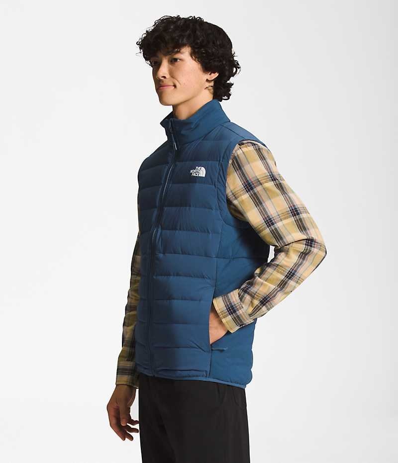 Blue Men's The North Face Belleview Stretch Down Vest | DUBLIN LMOC