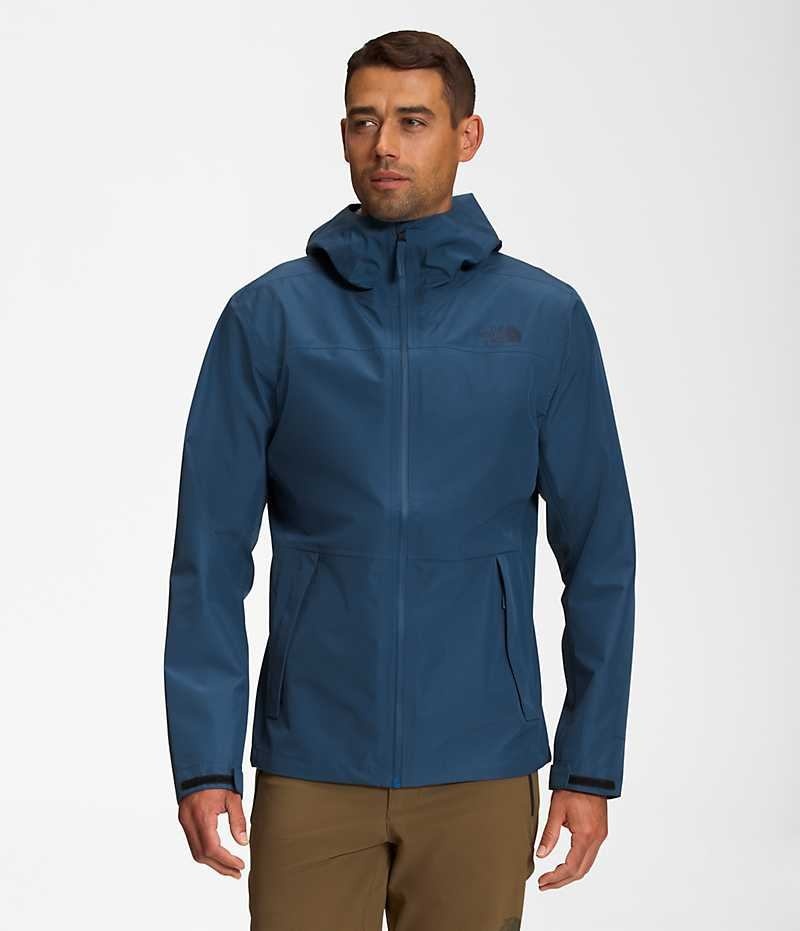 Blue Men\'s The North Face Dryzzle FUTURELIGHT™ Rain Jacket | IRELAND ZFQD