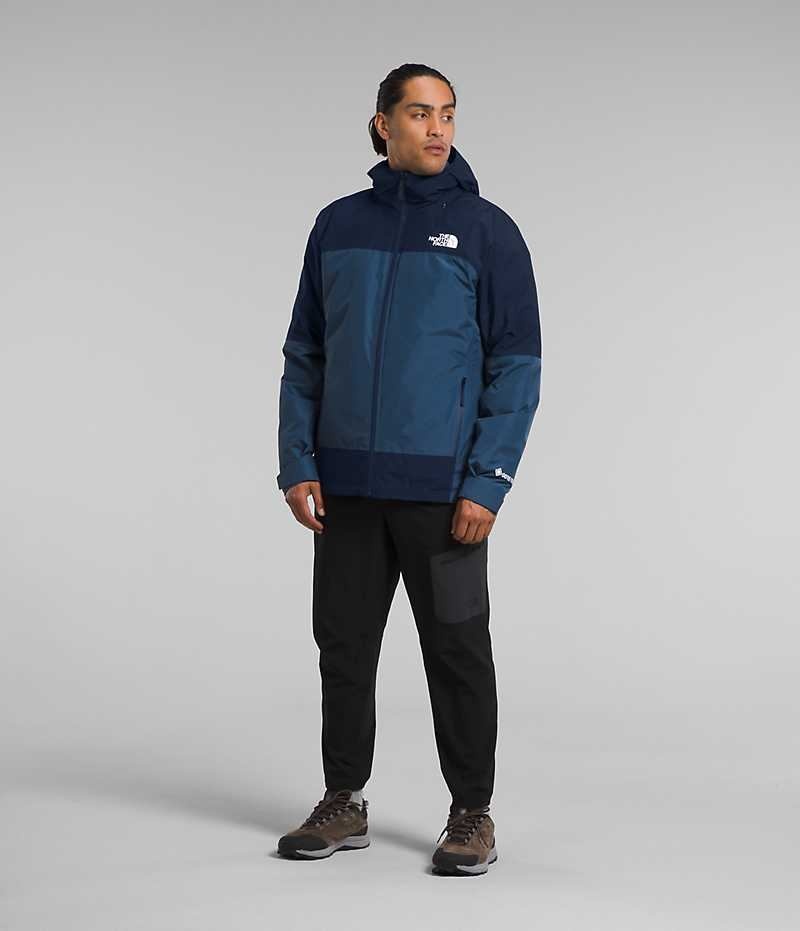 Blue Men's The North Face Mountain Light Triclimate® GTX Hooded Jacket | IRELAND DWQJ