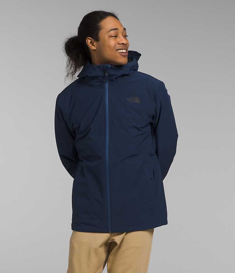 Blue Men\'s The North Face ThermoBall™ Eco Triclimate® Insulated Jacket | IRELAND SUYL