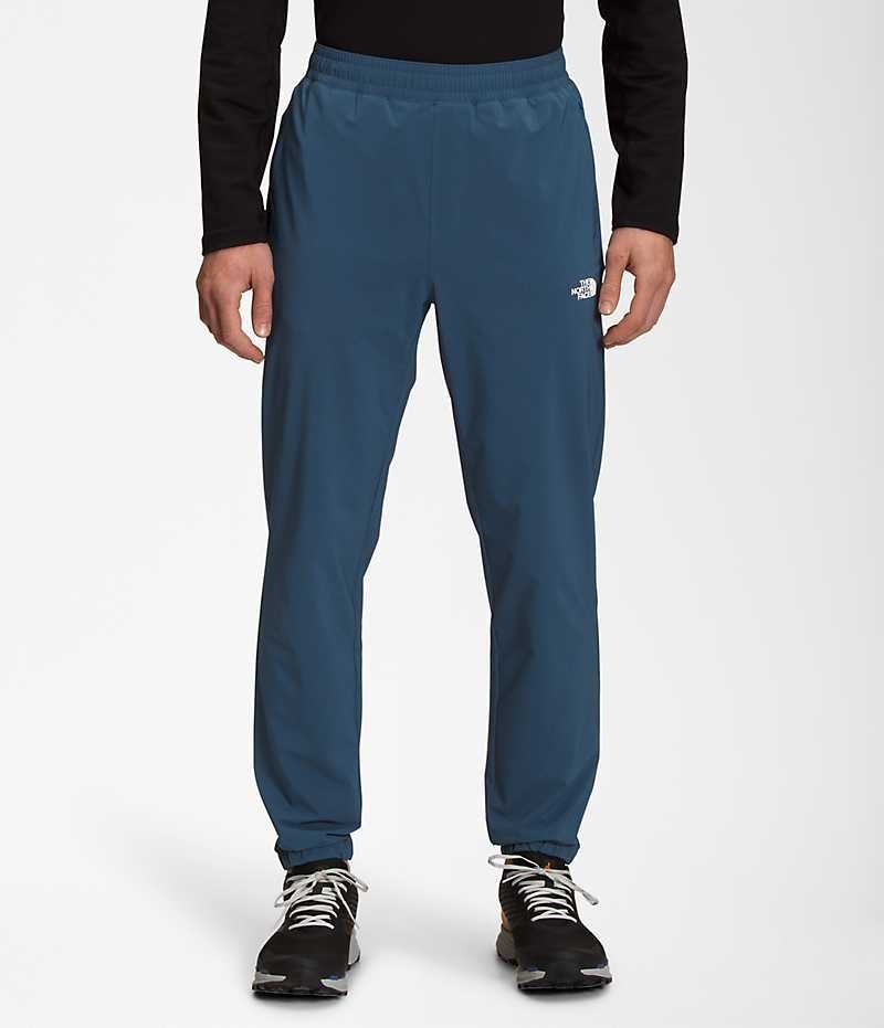 Blue Men\'s The North Face Wander Pants | DUBLIN OWBK