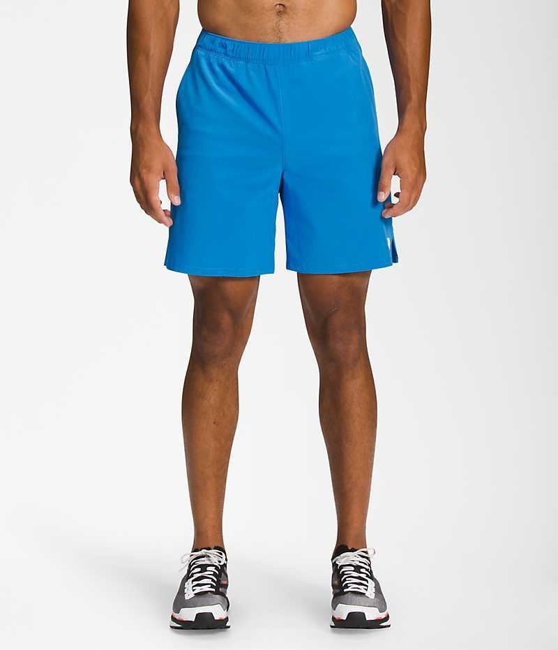 Blue Men\'s The North Face Wander Shorts | DUBLIN GNRV