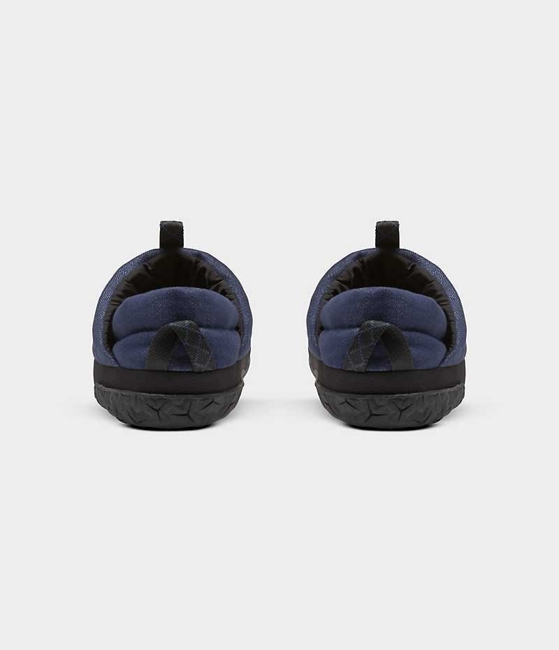 Blue Women's The North Face Nuptse Denim Mules | IRELAND HGBR