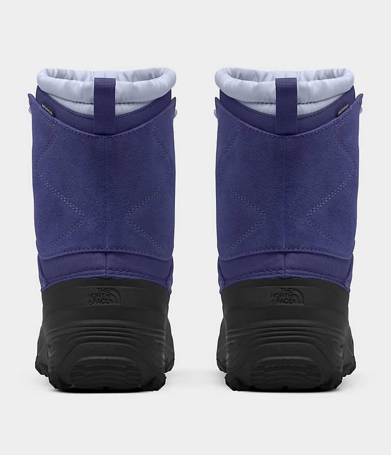 Blue / Black Boys' The North Face Alpenglow V Waterproof Winter Boots | IRELAND LTFC