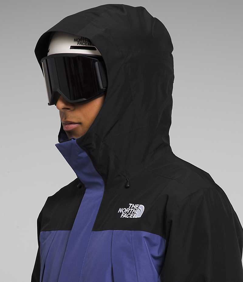 Blue / Black Men's The North Face Clement Triclimate® Insulated Jacket | IRELAND VTAB