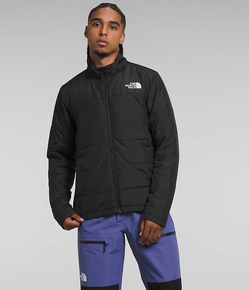 Blue / Black Men's The North Face Clement Triclimate® Insulated Jacket | IRELAND VTAB