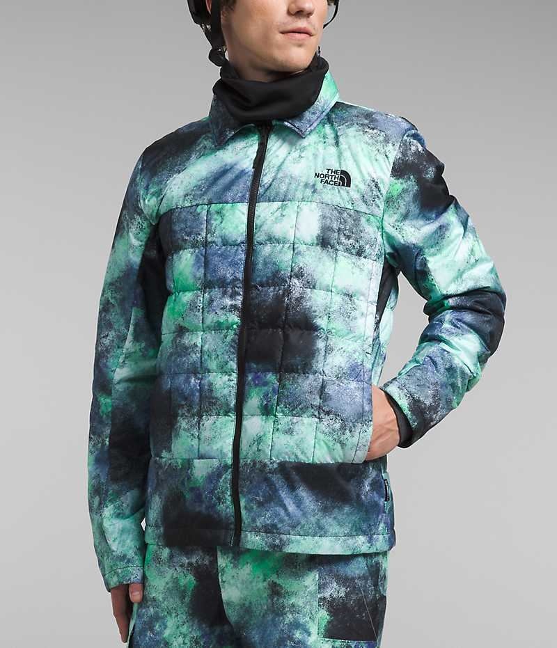 Blue / Black Men's The North Face ThermoBall™ Eco Snow Triclimate® Hooded Jacket | DUBLIN TDSH