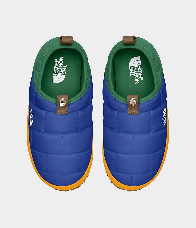 Blue / Green Boys' The North Face ThermoBall™ Traction II Mules | DUBLIN ULVS