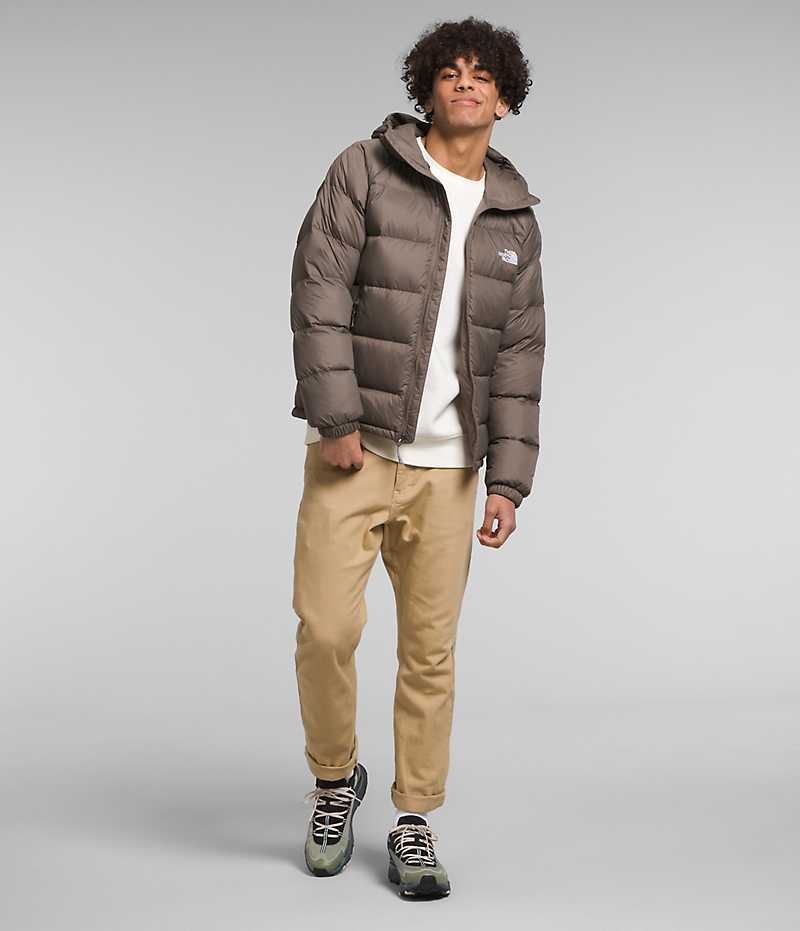 Brown Men's The North Face Hydrenalite™ Hoodie Puffer Jacket | DUBLIN VGAP