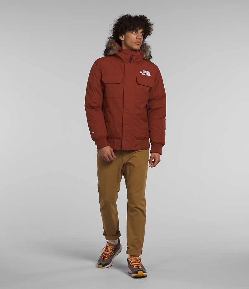 Brown Men's The North Face McMurdo Bomber Jacket | DUBLIN NBSK