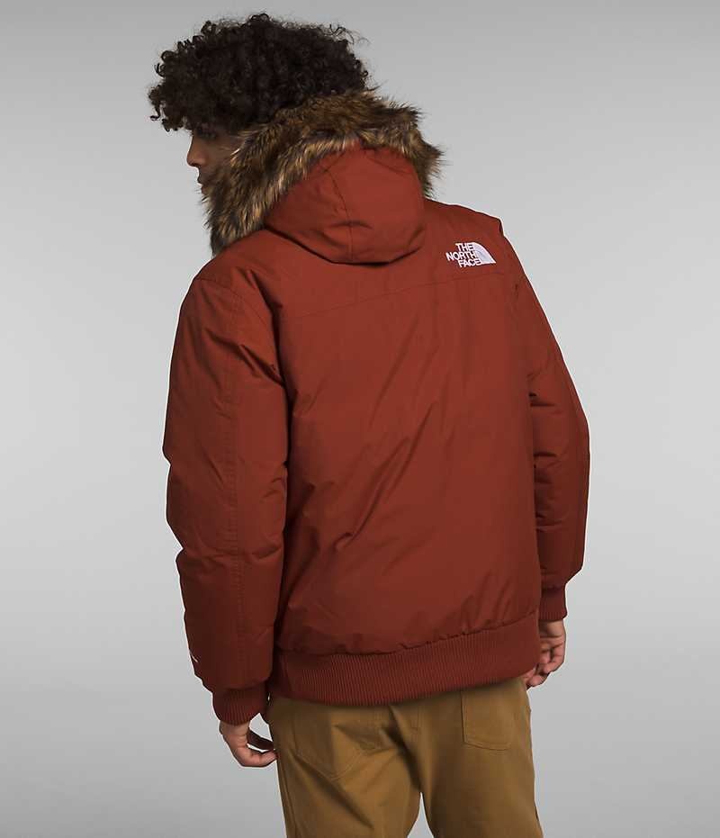 Brown Men's The North Face McMurdo Bomber Jacket | DUBLIN NBSK