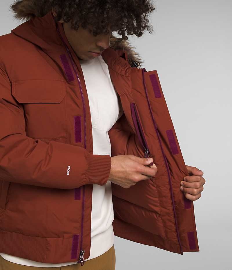 Brown Men's The North Face McMurdo Bomber Jacket | DUBLIN NBSK