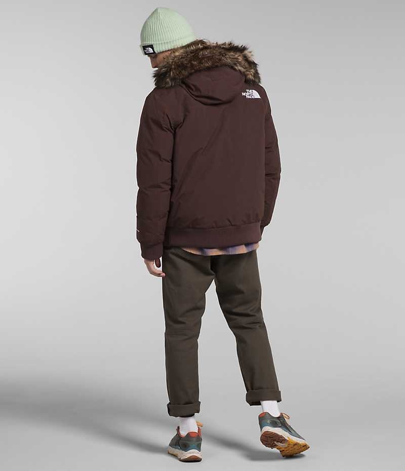 Brown Men's The North Face McMurdo Bomber Jacket | DUBLIN JBKH