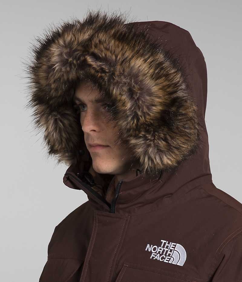 Brown Men's The North Face McMurdo Bomber Jacket | DUBLIN JBKH