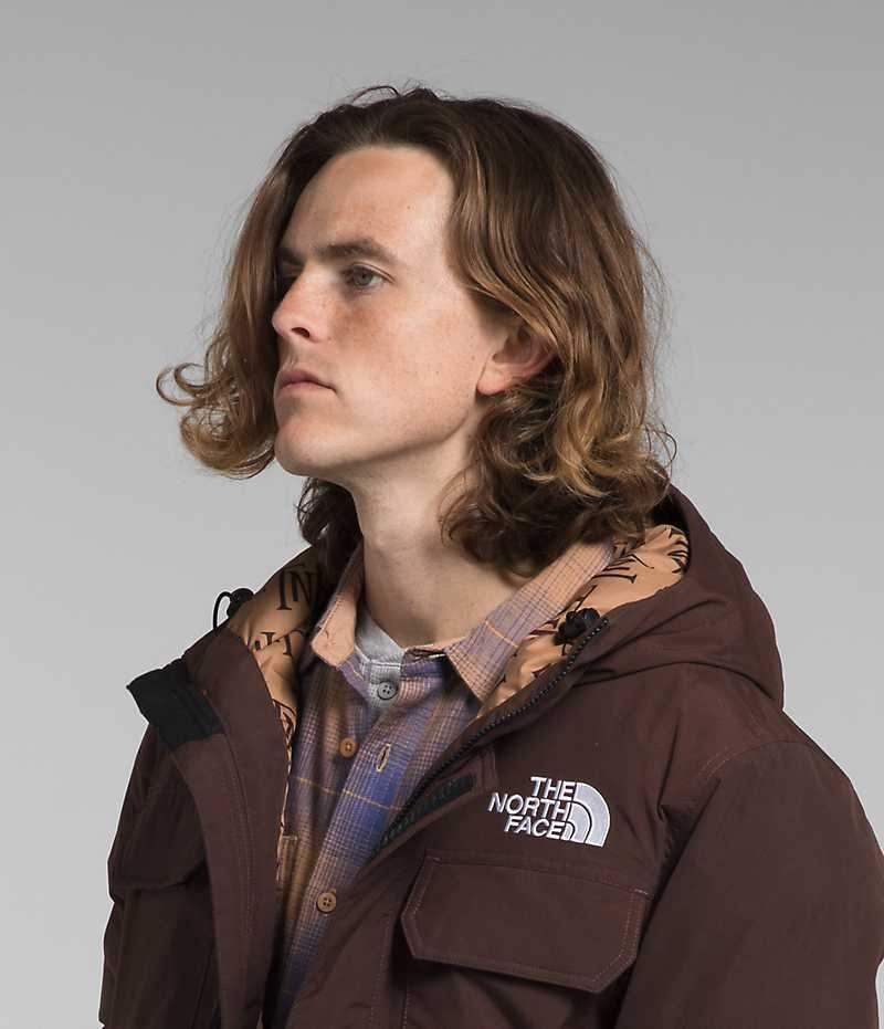 Brown Men's The North Face McMurdo Bomber Jacket | DUBLIN JBKH