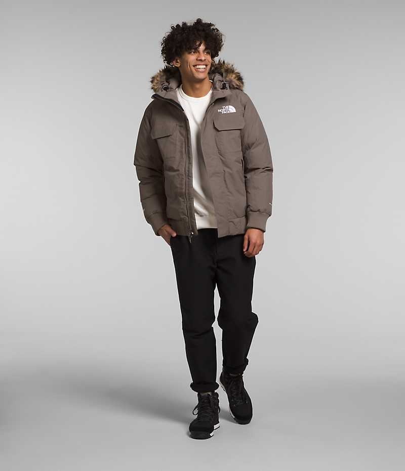 Brown Men's The North Face McMurdo Bomber Jacket | IRELAND BSZF