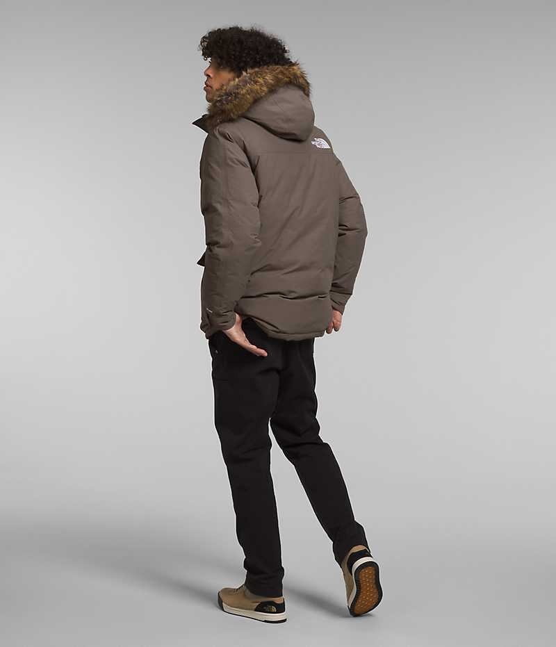 Brown Men's The North Face McMurdo Coat | DUBLIN UPFH