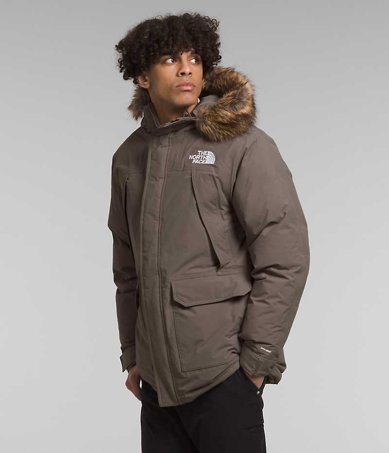 Brown Men's The North Face McMurdo Coat | DUBLIN UPFH