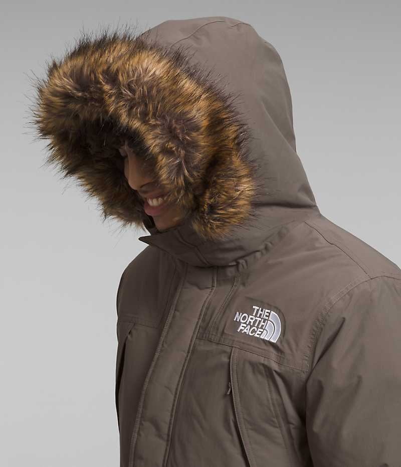 Brown Men's The North Face McMurdo Coat | DUBLIN UPFH