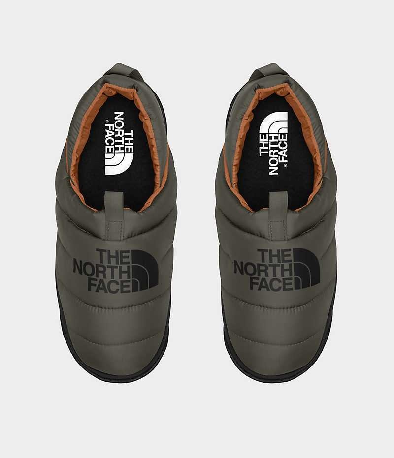 Brown Men's The North Face Nuptse Mules | IRELAND QOKY