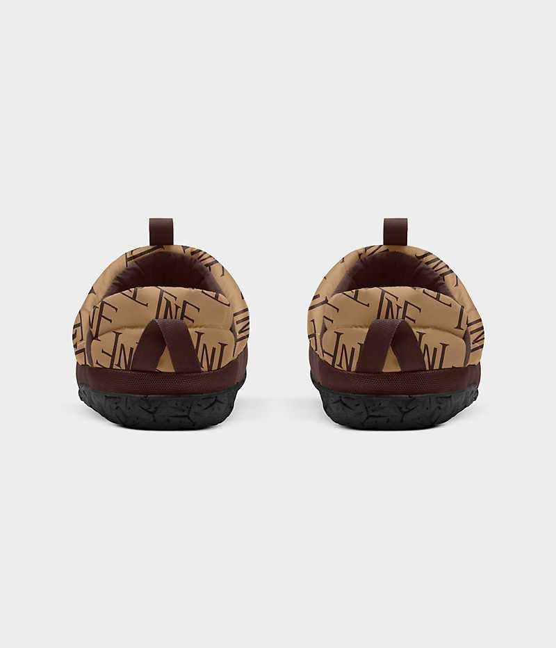 Brown Men's The North Face Nuptse Mules | DUBLIN PADF