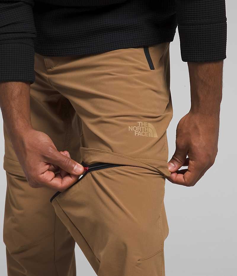 Brown Men's The North Face Paramount Pro Convertible Pants | DUBLIN NGFC