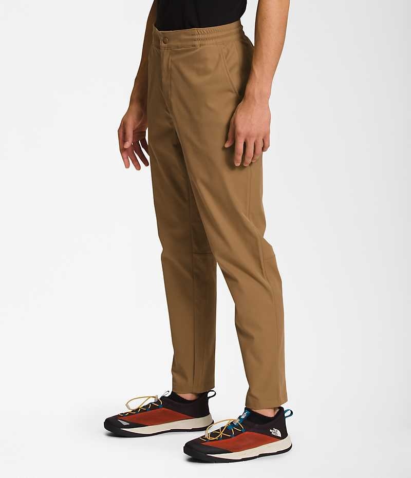 Brown Men's The North Face Standard Tapered Pants | DUBLIN NPEO