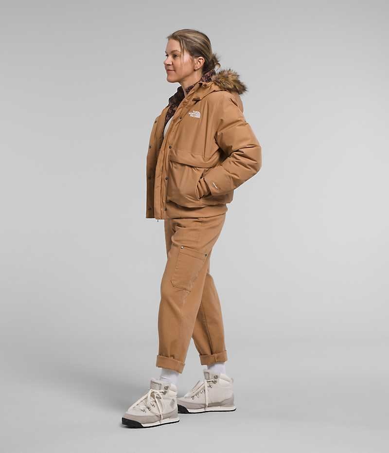 Brown Women's The North Face Arctic Bomber Jacket | DUBLIN HIGO