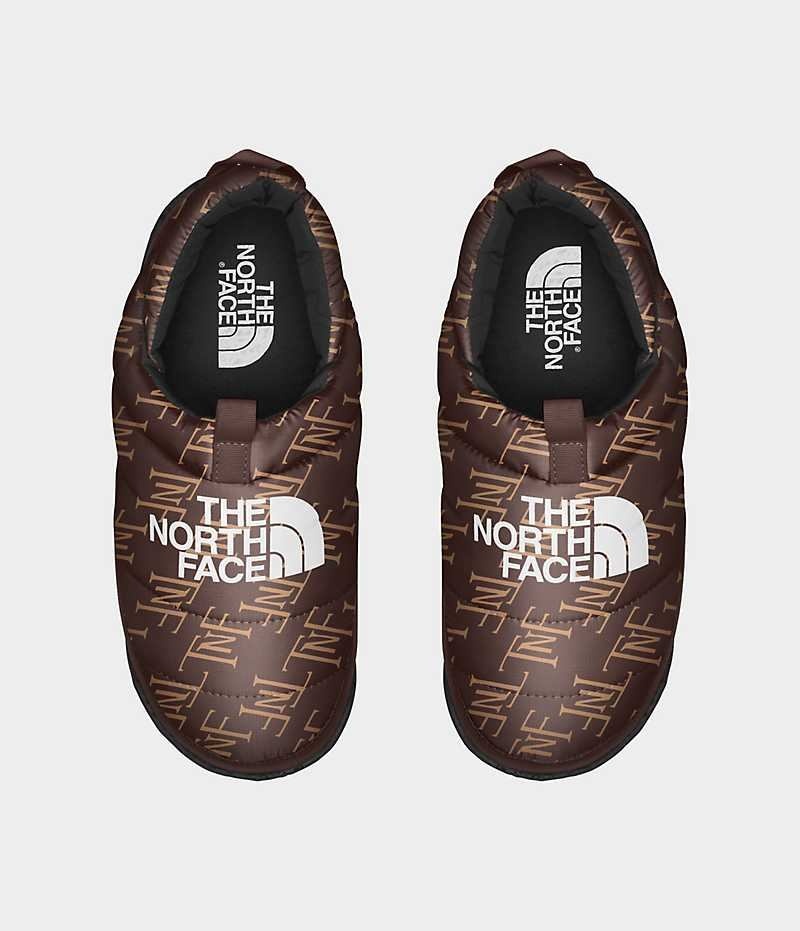 Brown Women's The North Face Nuptse Mules | DUBLIN CEAX