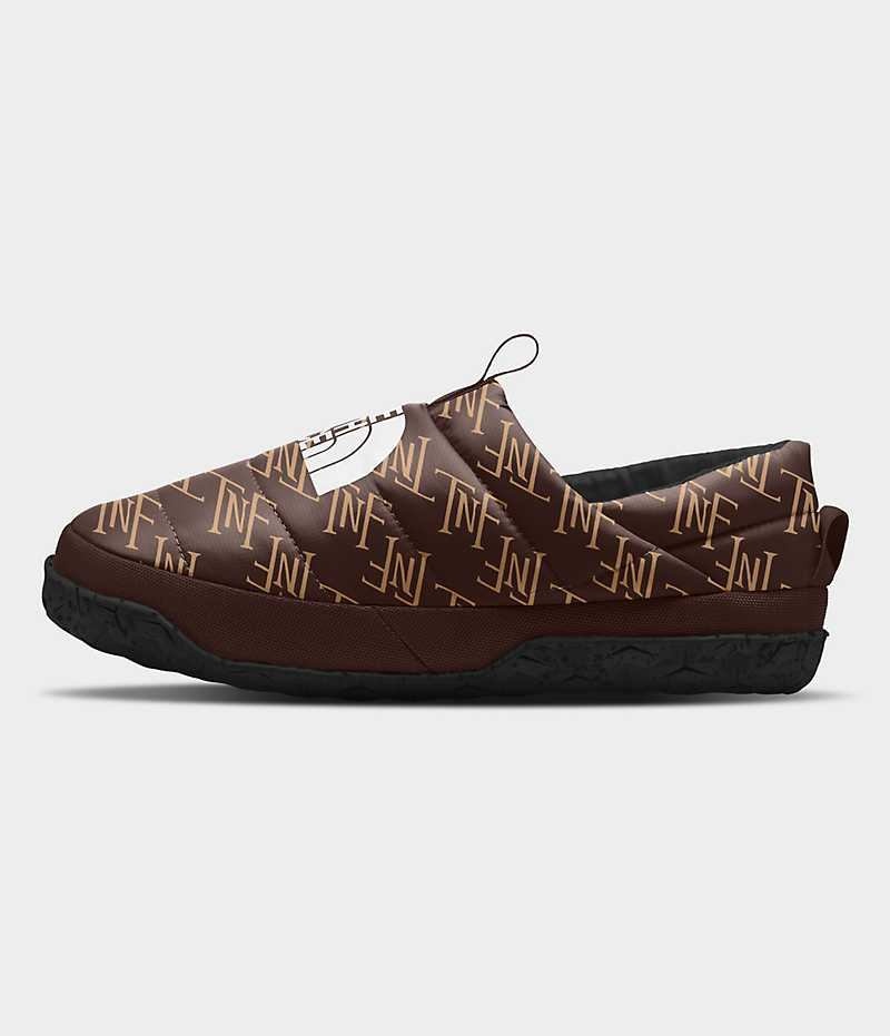 Brown Women\'s The North Face Nuptse Mules | DUBLIN CEAX