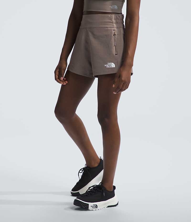 Brown Women's The North Face Tekware™ Grid Shorts | DUBLIN VPZT