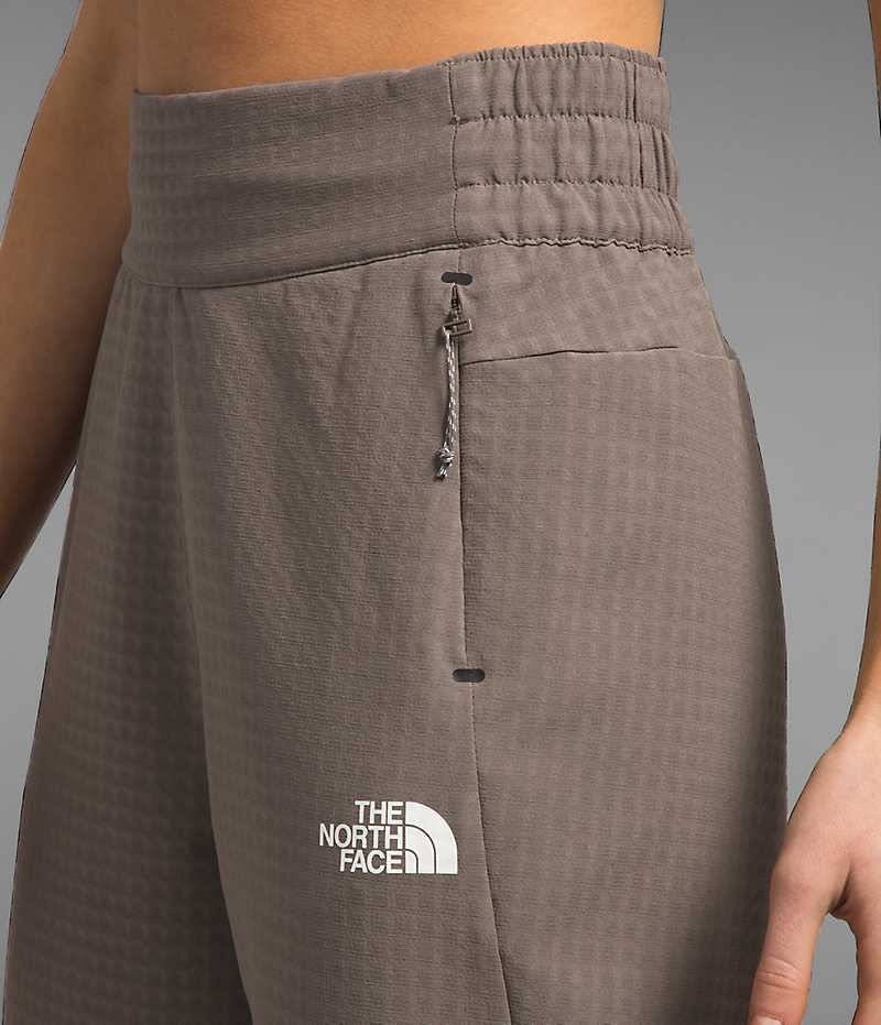 Brown Women's The North Face Tekware™ Grid Fleece Pants | DUBLIN CJQL