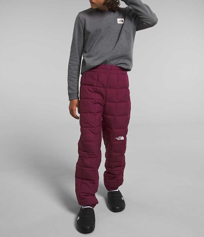 Burgundy Boys\' The North Face Lhotse Pants | DUBLIN SVHN