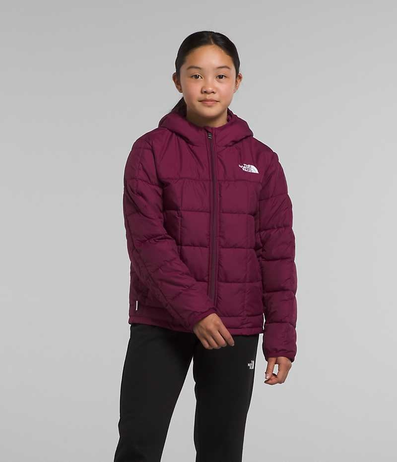 Burgundy Girls\'\' The North Face Lhotse Puffer Jacket | IRELAND JRYQ