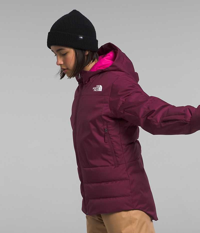 Burgundy Girls'' The North Face Pallie Puffer Jacket | IRELAND QUPA