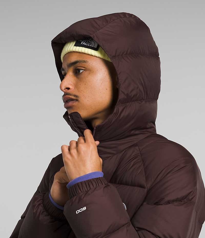 Burgundy Men's The North Face Hydrenalite™ Hoodie Puffer Jacket | IRELAND VLUP