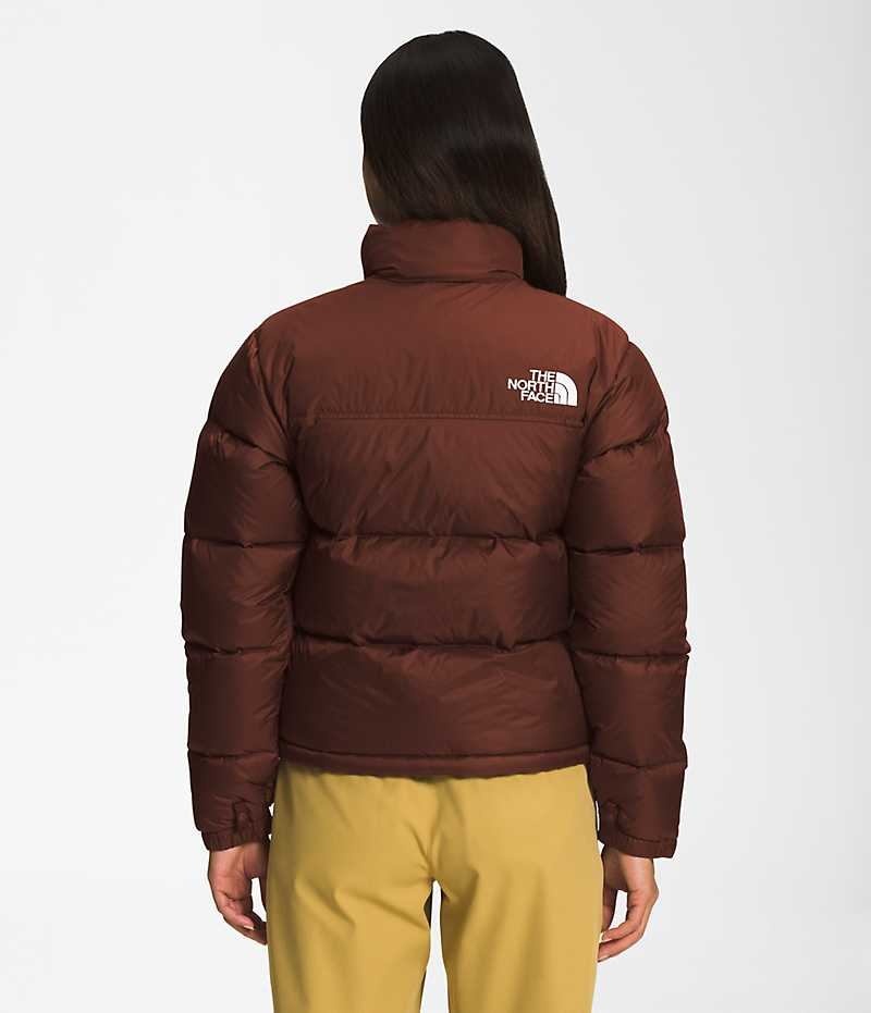 Burgundy Women's The North Face 1996 Retro Nuptse Puffer Jacket | IRELAND ACBD