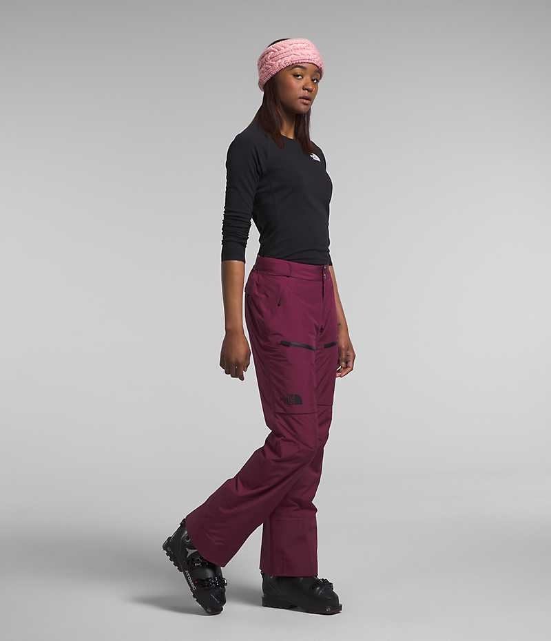 Burgundy Women's The North Face Dawnstrike GTX Insulated Pants | IRELAND SCQE