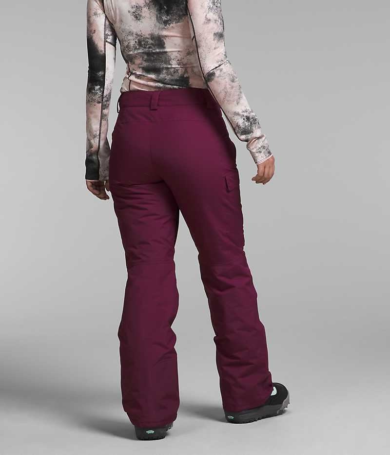 Burgundy Women's The North Face Freedom Insulated Pants | IRELAND PIUC