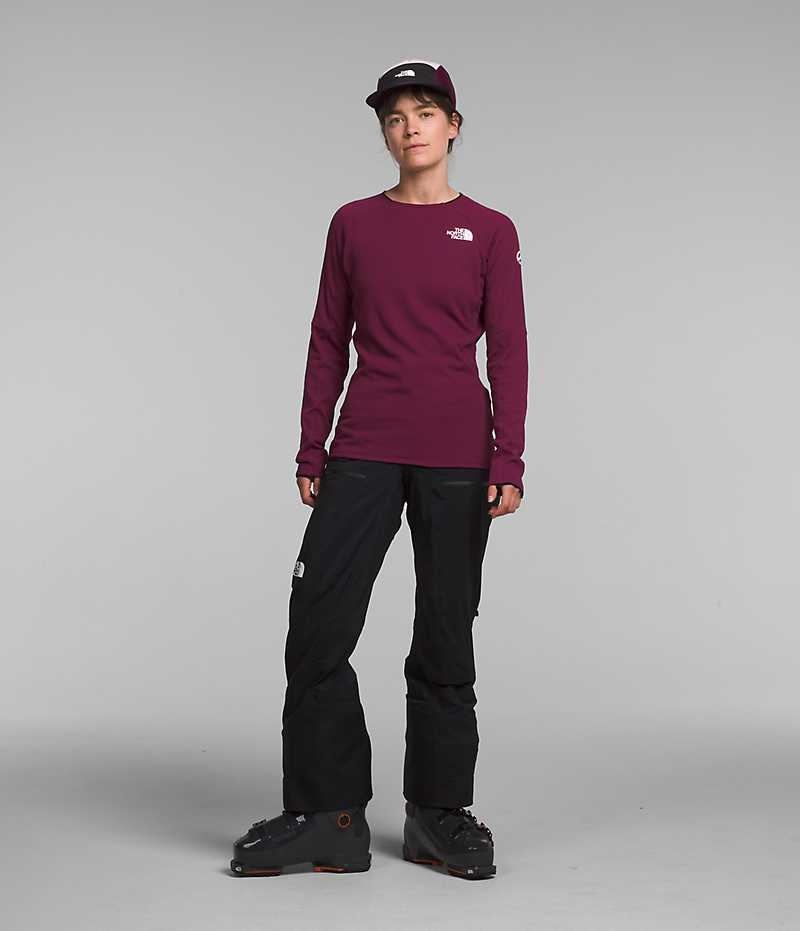 Burgundy Women's The North Face Summit Series FUTUREFLEECE™ Crew Pullover | IRELAND WSXO