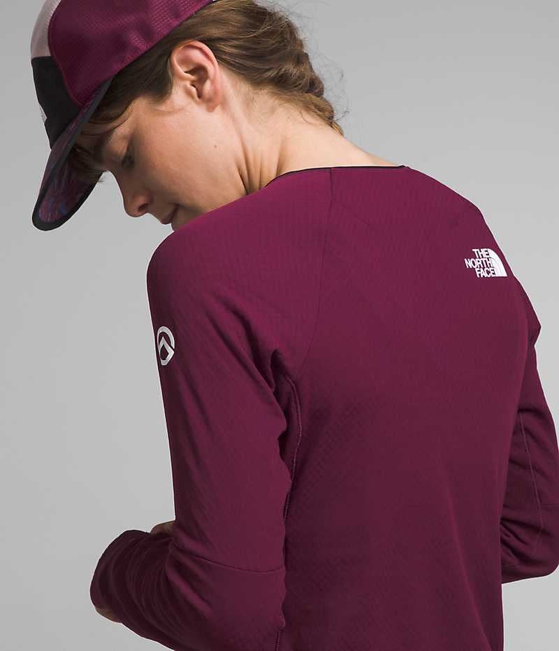 Burgundy Women's The North Face Summit Series FUTUREFLEECE™ Crew Pullover | IRELAND WSXO