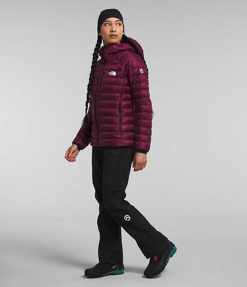 Burgundy Women's The North Face Summit Series Breithorn Hoodie Puffer Jacket | DUBLIN CRVL