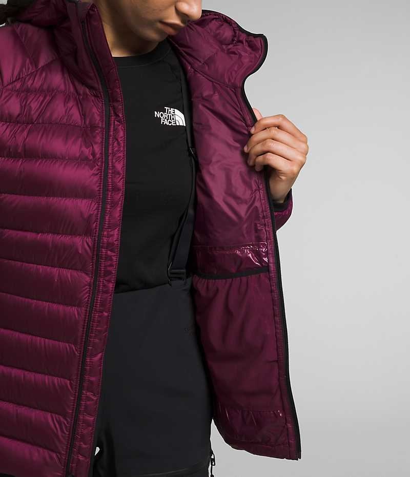 Burgundy Women's The North Face Summit Series Breithorn Hoodie Puffer Jacket | DUBLIN CRVL