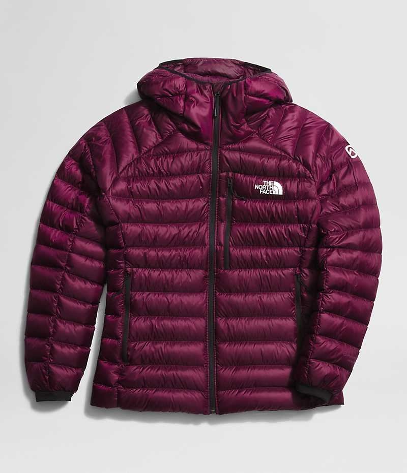 Burgundy Women's The North Face Summit Series Breithorn Hoodie Puffer Jacket | DUBLIN CRVL