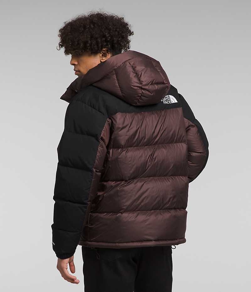 Burgundy / Black Men's The North Face HMLYN Down Coat | DUBLIN XHFJ